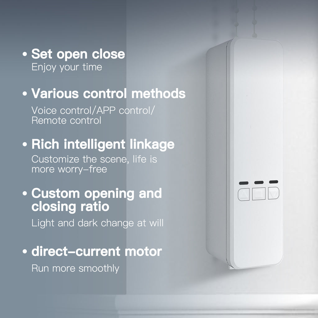 Smart blind motor with RF remote control